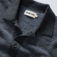 The Nichols Polo in Navy Birdseye