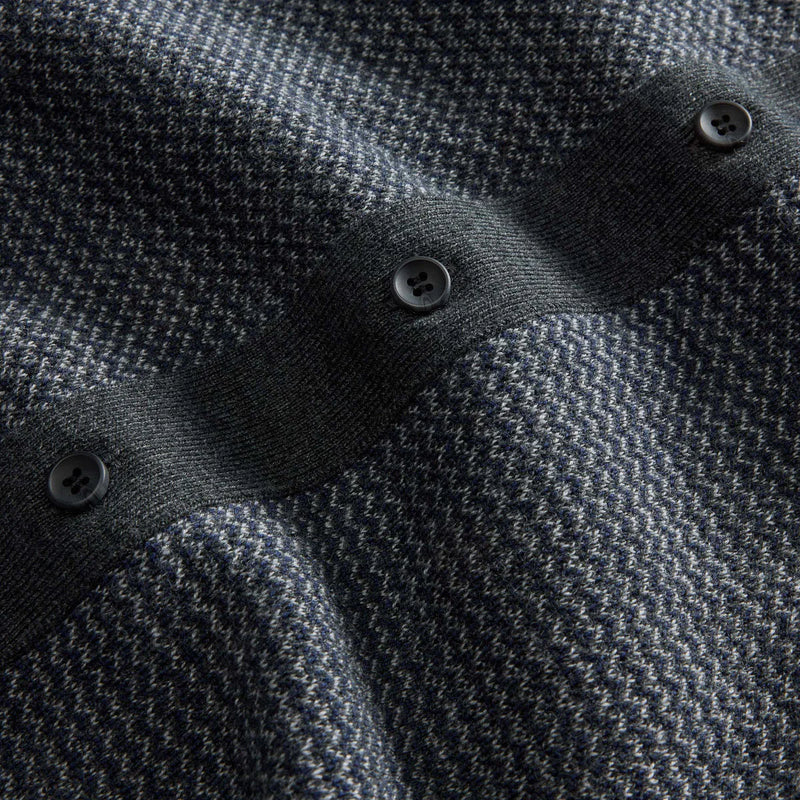 The Nichols Polo in Navy Birdseye