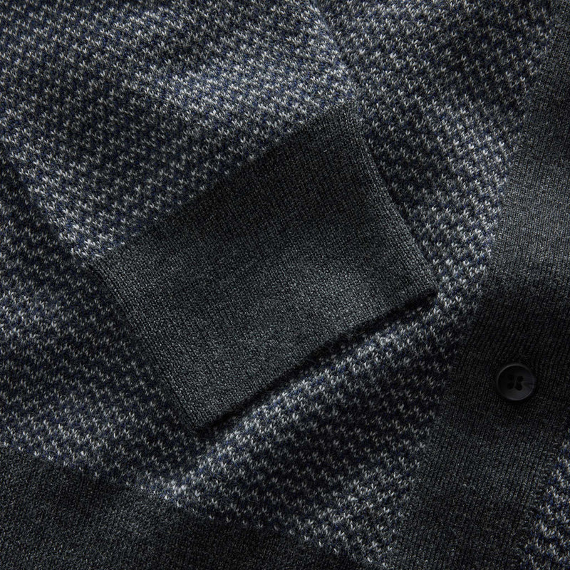The Nichols Polo in Navy Birdseye