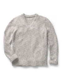 The Match V-Neck Sweater in Sable Merino Slub