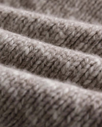 The Match V-Neck Sweater in Sable Merino Slub