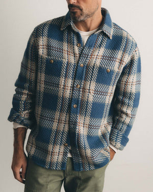 The Cutter Overshirt in Ocean Plaid