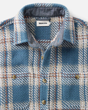 The Cutter Overshirt in Ocean Plaid