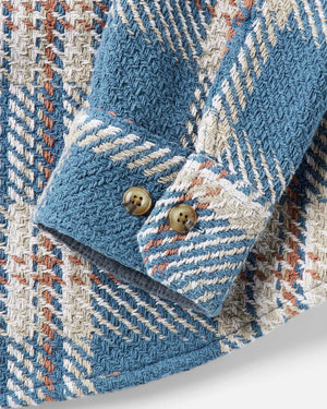 The Cutter Overshirt in Ocean Plaid