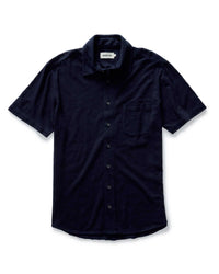 The Short Sleeve California in Rinsed Indigo Slub