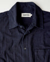 The Short Sleeve California in Rinsed Indigo Slub