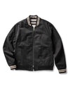 Speedway Bomber in Organic Faded Black Twill