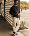 Speedway Bomber in Organic Faded Black Twill