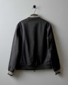 Speedway Bomber in Organic Faded Black Twill