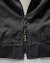 Speedway Bomber in Organic Faded Black Twill