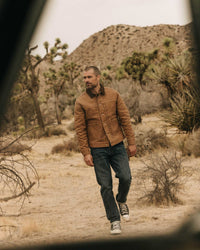 The Ryder Jacket in Tobacco Chipped Canvas