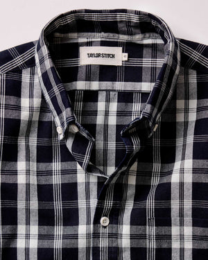 The Jack in Rinsed Indigo Plaid Oxford