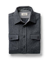 The CPO Shirt in Heather Slate Twill