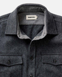 The CPO Shirt in Heather Slate Twill