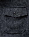 The CPO Shirt in Heather Slate Twill