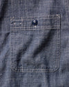 The Foundry Shirt in Rinsed Indigo Chambray