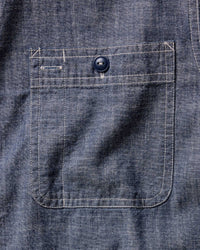 The Foundry Shirt in Rinsed Indigo Chambray