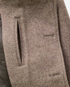 The Mariner Coat in Sable Melton Wool