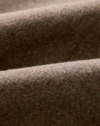 The Mariner Coat in Sable Melton Wool