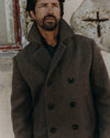 The Mariner Coat in Sable Melton Wool