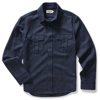 The Saddler Shirt in Midnight Check Wool