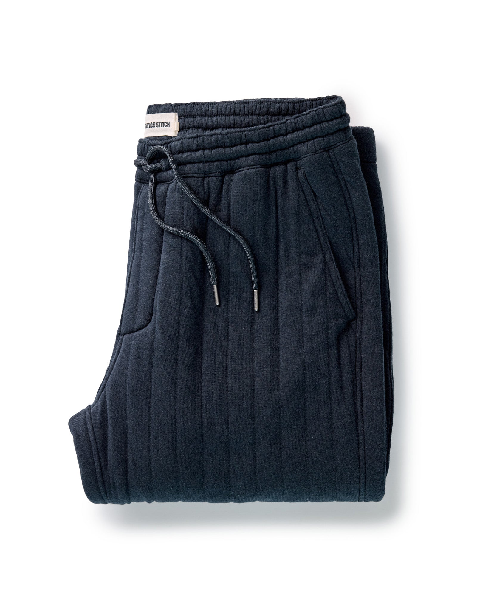 The Après Pant in Heather Midnight Quilted Jersey