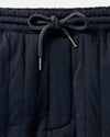 The Après Pant in Heather Midnight Quilted Jersey