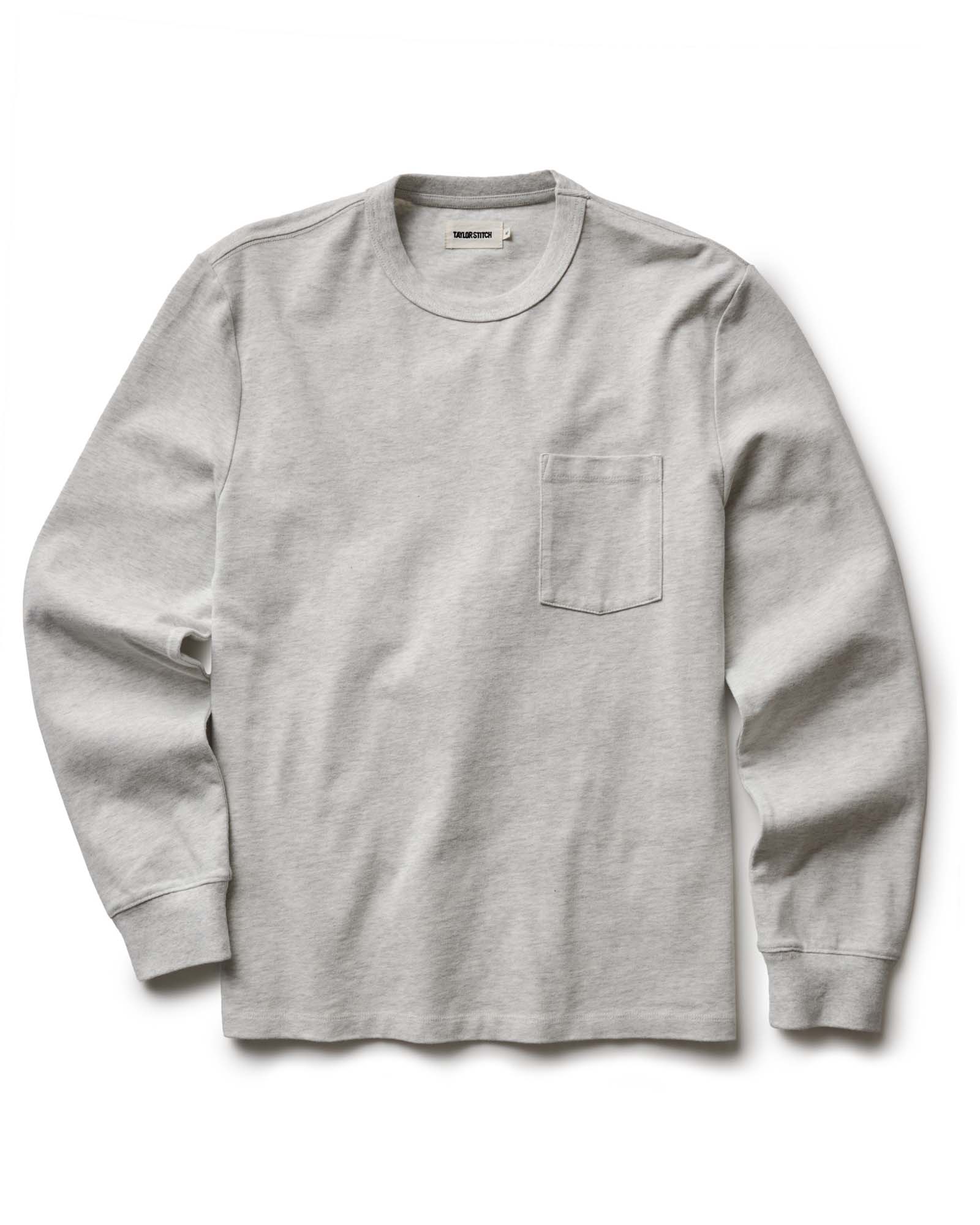 The Long Sleeve Shop Tee in Oat Twist