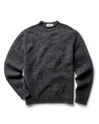 Seafarer Sweater in Charcoal Donegal