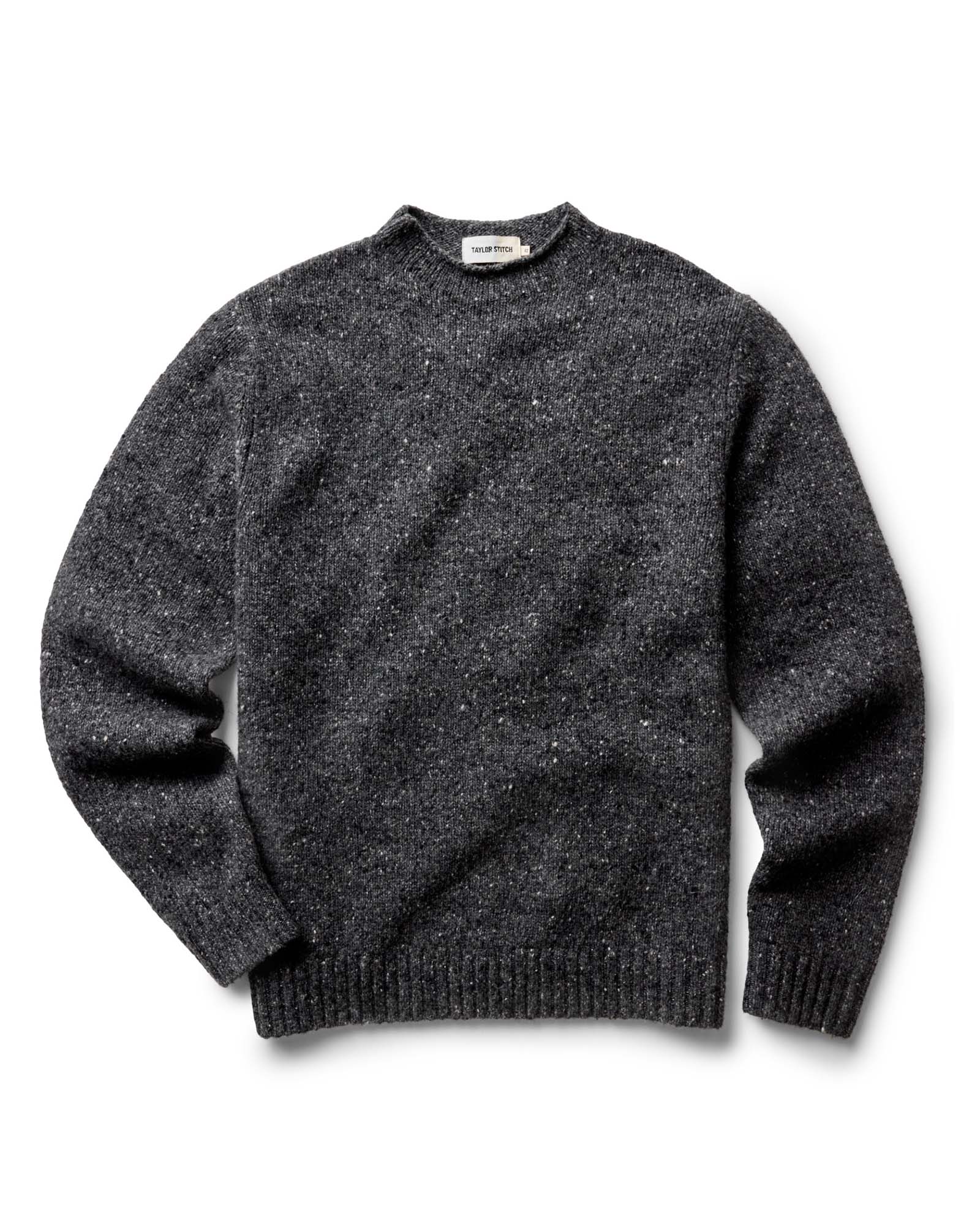 Seafarer Sweater in Charcoal Donegal