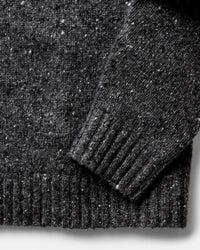 Seafarer Sweater in Charcoal Donegal