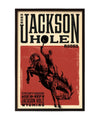 Jackson Hole Rodeo - Framed Print 40"x60" -Matte Black Metal Frame