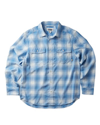 Kingfisher LS Shirt - Sky Kirby Plaid