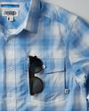 Kingfisher LS Shirt - Sky Kirby Plaid
