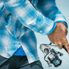 Kingfisher LS Shirt - Sky Kirby Plaid