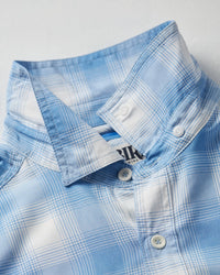 Kingfisher LS Shirt - Sky Kirby Plaid