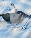 Kingfisher LS Shirt - Sky Kirby Plaid