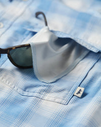 Kingfisher LS Shirt - Sky Kirby Plaid