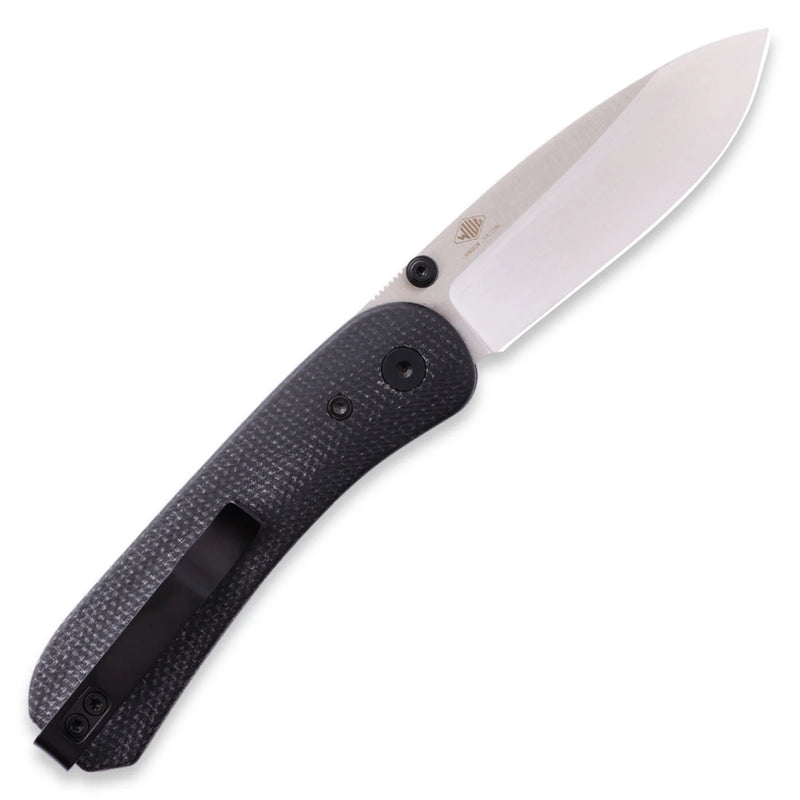 Lander 1 Pocket Knife - Contoured Black Micarta