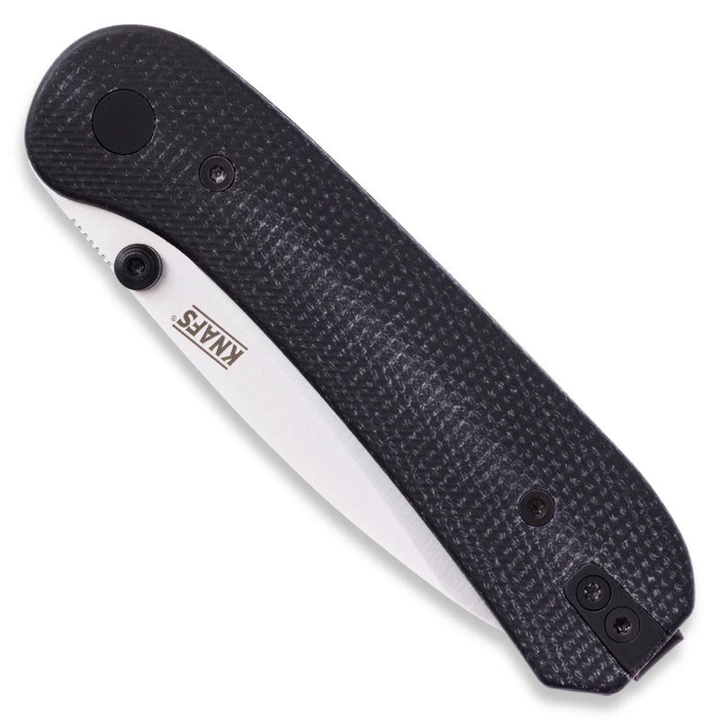 Lander 1 Pocket Knife - Contoured Black Micarta