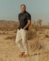 The  Short Sleeve Mechanic Shirt in Rinsed Indigo Denim