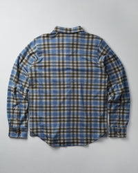 Tidal Knit Shirt - Bluebird Meridian Plaid