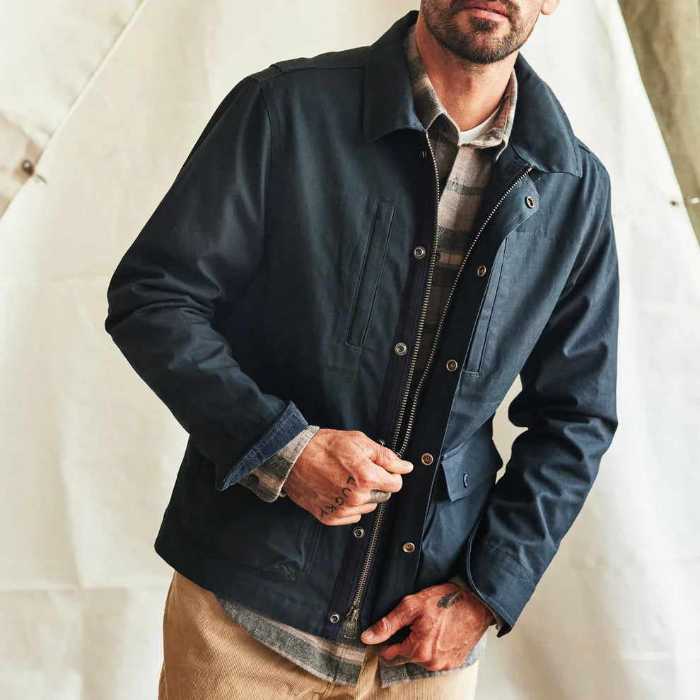 Pathfinder Jacket in Dark Navy Dry – Wild Cargo Pathfinder Jacket in Dark Navy Dry – Wild Cargo