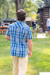 Ranchester SS Shirt - Indigo Horizon Plaid
