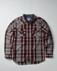 Ranchester LS Shirt - Black Horizon Plaid