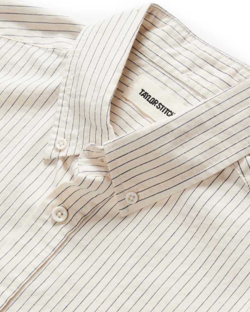 The Short Sleeve Jack in Indigo Stripe
