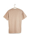 Azad S/S Pocket Flat Knitted Tee in Tea
