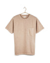 Azad S/S Pocket Flat Knitted Tee in Tea