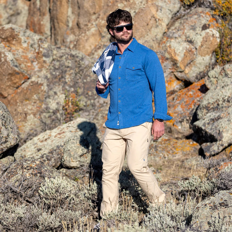 Tidal Knit Shirt - Bluebird