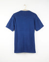 Azad S/S Pocket Flat Knitted Tee in Indigo